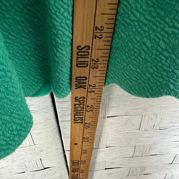 Anthropologie postmark sleeveless blouse scalloped hem V-neck crisscross back - Picture 5 of 7